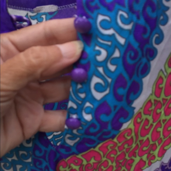 Hippie Boho costume retro shirt VINTAGE - Picture 7 of 12